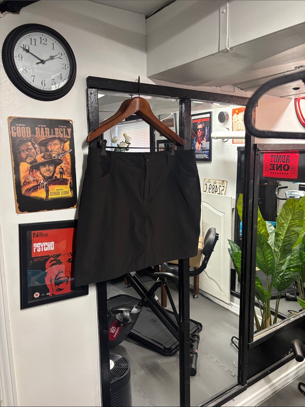 Eddie Bauer Black Performance Skort